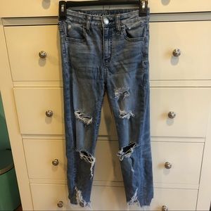 Super High Rise Cropped Jeans